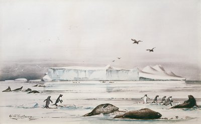 Paesaggio antartico da Edward Adrian Wilson
